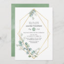 Search for watercolor eucalyptus bridal shower invitations Trendy
