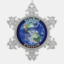 Search for world globe earth christmas tree decorations Peace