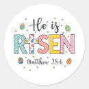 Search for resurrection of jesus christ stickers He has risen
