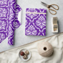 Search for purple and white wrapping paper Floral