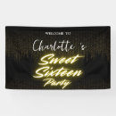 Search for neon birthday banners Glow in the dark