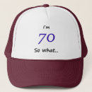 Search for 70th birthday hats Seventieth