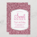 Search for pretty sweet 16 invitations Sparkle