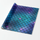 Search for glitter scales wrapping paper Teal