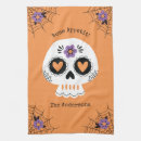 Search for sugar skull tea towels Skeleton
