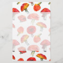 Search for mushroom stationery paper Watercolor