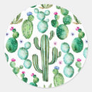 Search for watercolor pattern stickers Cactus