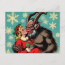 Search for vintage krampus postcards Horror