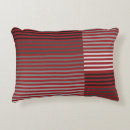 Search for red black gray cushions Stripes