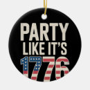 Search for 1776 christmas tree decorations Red white and blue