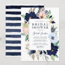 Search for floral nautical bridal shower invitations Watercolor
