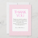 Search for vintage baby girl cards Pink gingham