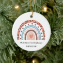 Search for rainbow baby christmas tree decorations Illustration