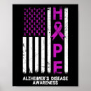 Search for alzheimers disease awareness posters Purple