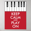 Search for keep calm and play on posters Music