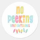 Search for peeking stickers No peeking until christmas