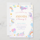 Search for watercolor unicorn invitations Moon and stars