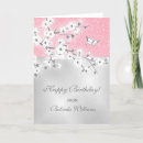 Search for pink cherry blossom birthday cards Japan