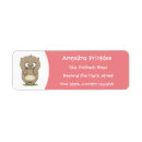 Search for hamster return address labels Cute