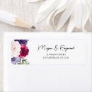 Search for guests return address labels Watercolor