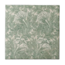 Search for vintage floral pattern tiles Pre raphaelite