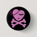 Search for skull heart badges Pink