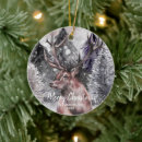 Search for stag christmas tree decorations Watercolor