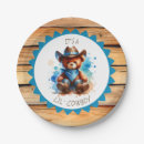 Search for cowboy plates Cowboy baby shower