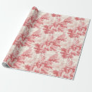 Search for red toile wrapping paper Botanical