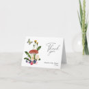 Search for mushrooms thank you cards Forest