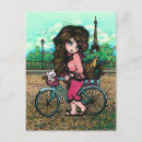 Search for bicycling postcards Girl