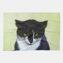 Search for tuxedo cat tea towels Cute