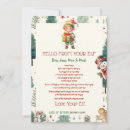 Search for elves christmas invitations Hello from your elf
