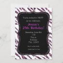 Search for zebra hens party invitations White