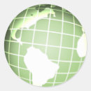 Search for green globe stickers Earth