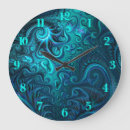 Search for teal abstract clocks Blue