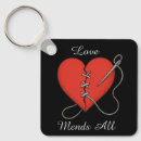 Search for broken heart key rings Red