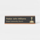 Search for pastor name plates Gold