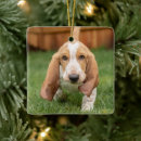 Search for basset hound christmas tree decorations Puppy
