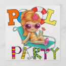 Search for summer occasions invitations Pool party
