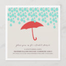 Search for drop in bridal shower invitations Umbrella