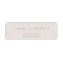 Search for blush and gold return address labels Couple