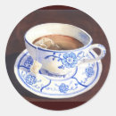 Search for cup and saucer stickers Blue