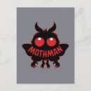 Search for paranormal postcards Mothman