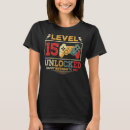 Search for level 15 unlocked tshirts 15th