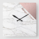 Search for trendy clocks Marble