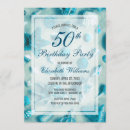 Search for seashell birthday invitations Blue