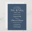 Search for typography engagement party invitations Future mr and mrs