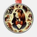 Search for basset hound christmas tree decorations Puppy