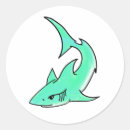 Search for blue shark stickers Swimming